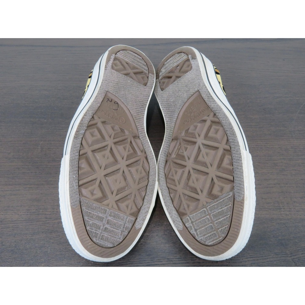 Converse Chuck Taylor All Star Shoes Womens 8 Brown Leopard Sneakers 131850F - Picture 7 of 10